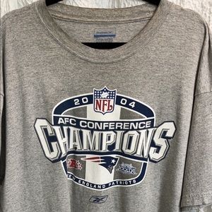 Vintage 2004 Patriots AFC Champions Tee